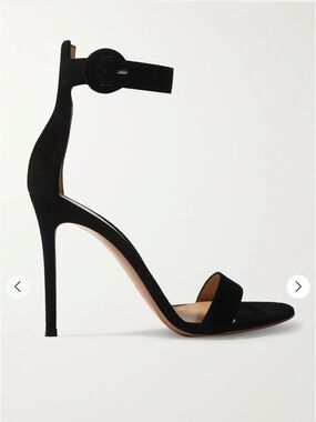 Portifino 105 Black Stiletto Sandals